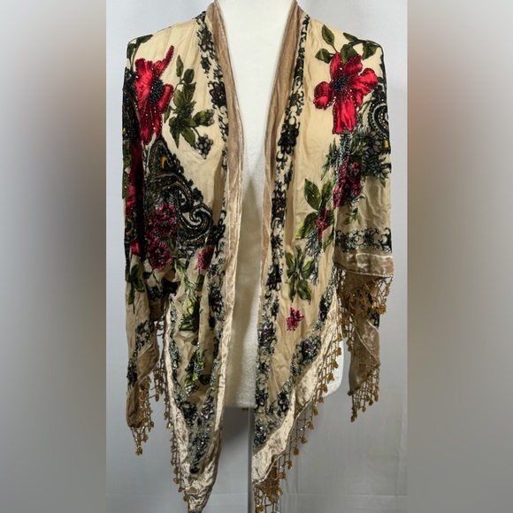 NWT Last Call Velvet Butterfly Kimono - Picture 4 of 6